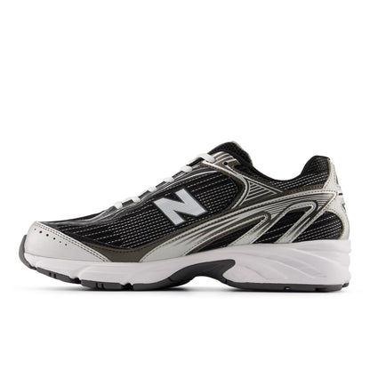 Black With White And Silver Metallic