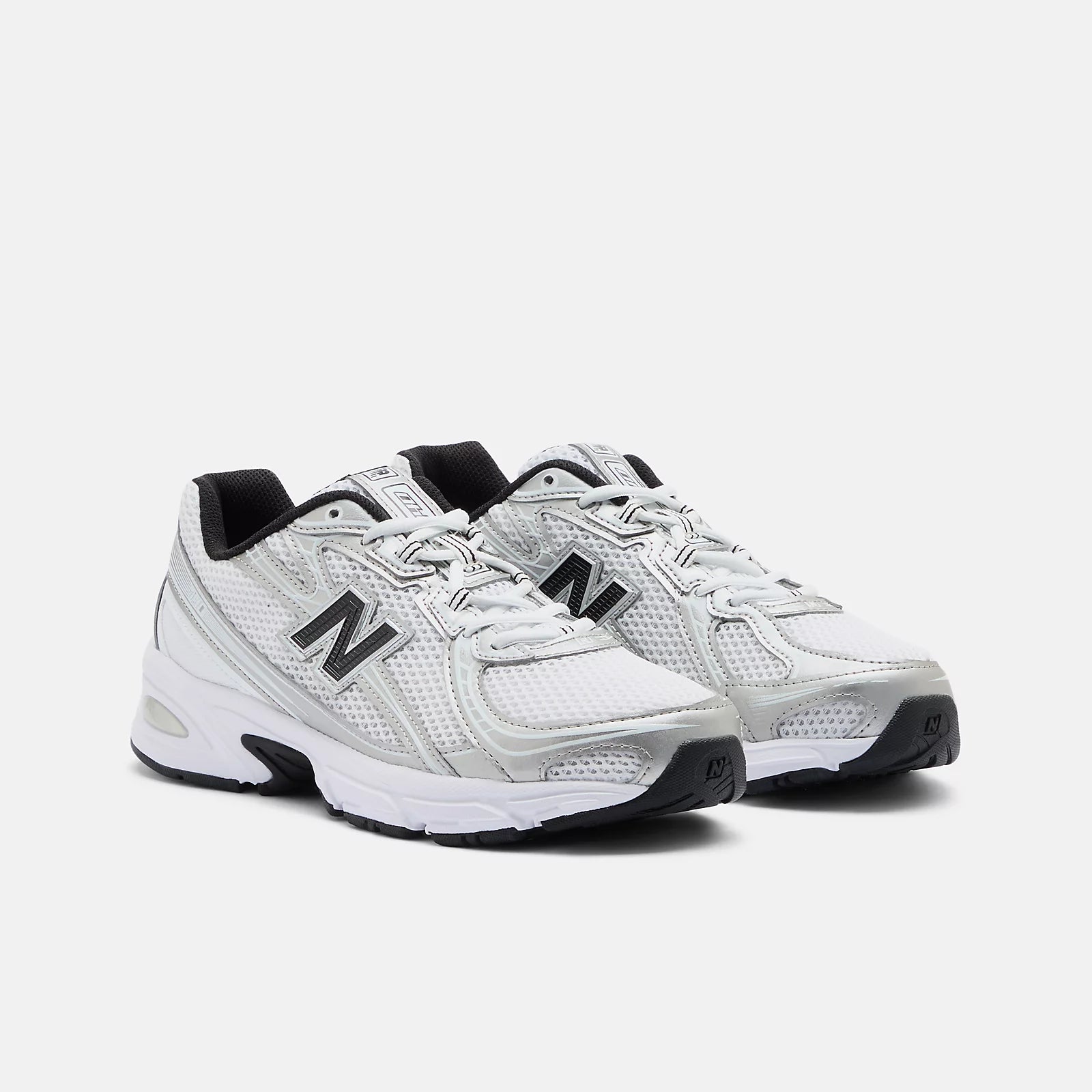 White With Metallic Silver 877 C And Black
