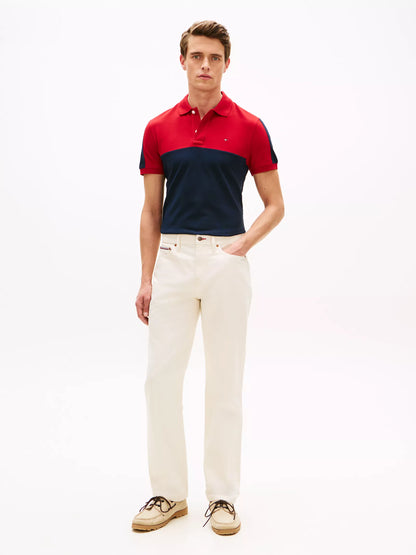 Medium Red/Navy Colorblock