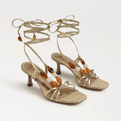Amber Gold Leather