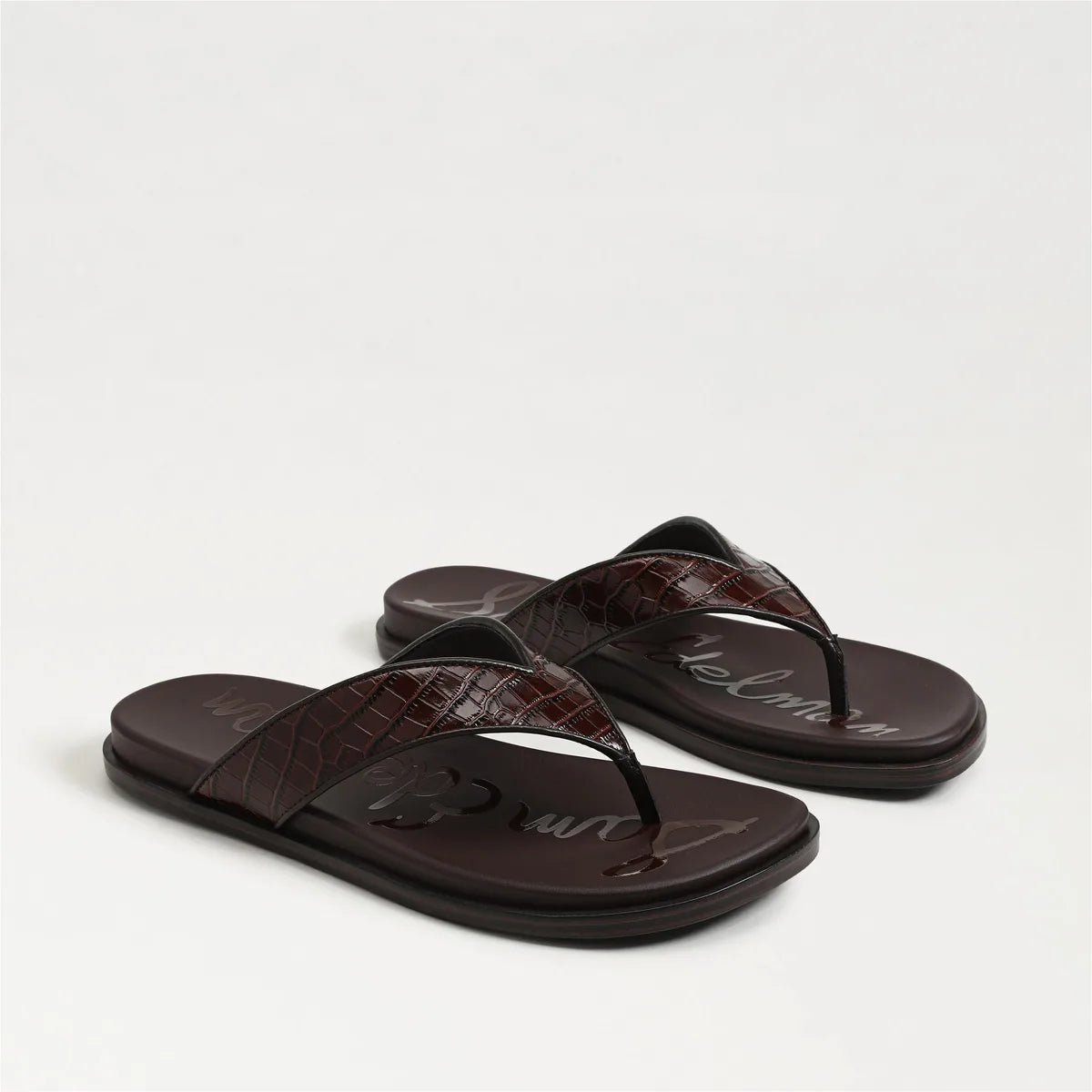 Maple Bourbon Croco Leather