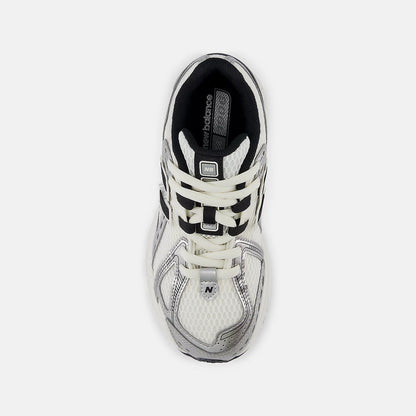 Silver Metallic With Black