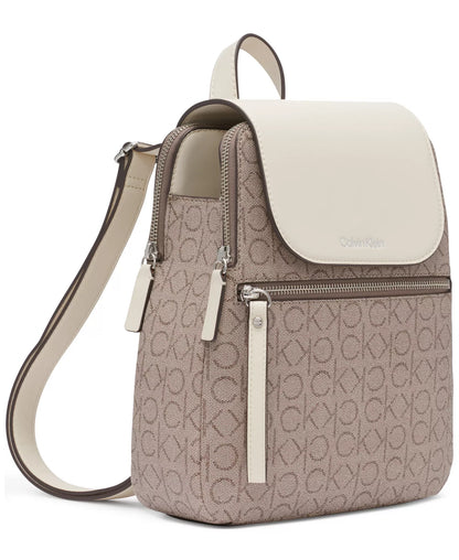 Almond Taupe/White