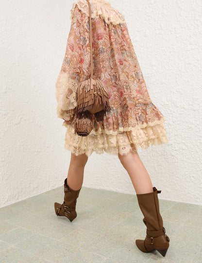 Tan Floral
