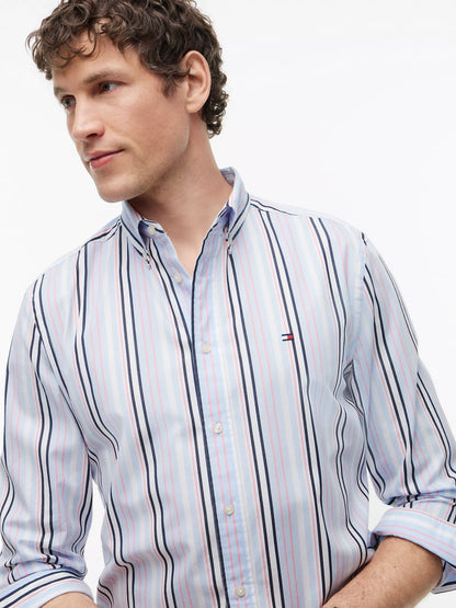 Doll Pink/Blue Stripe