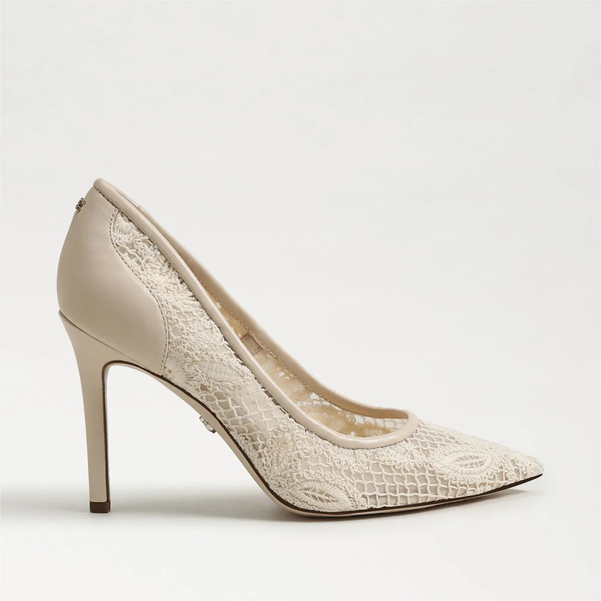 Warm Ivory Mesh Fabric