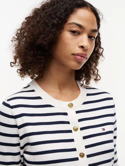 Ivory Petal/Navy
