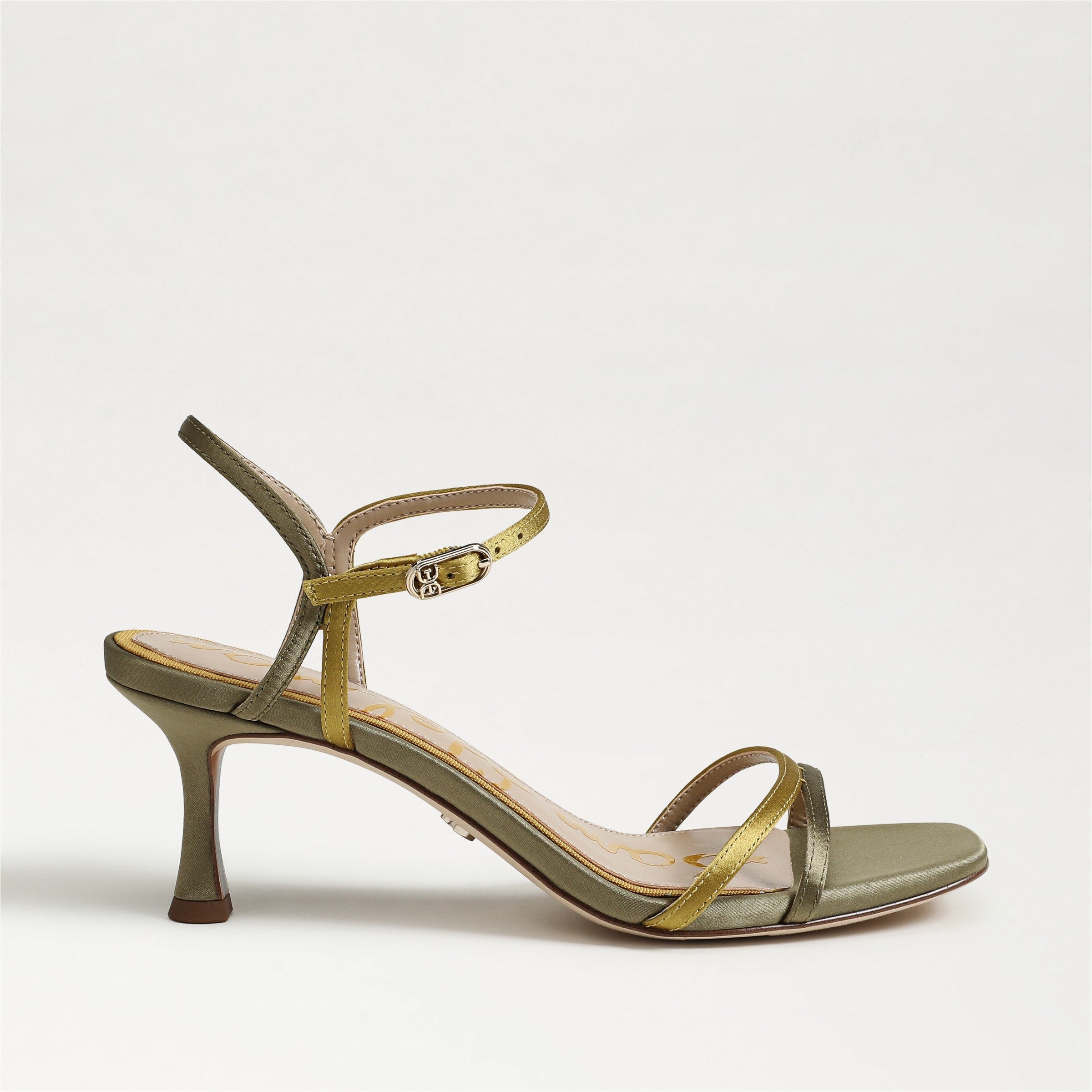 Light Olive Satin Fabric