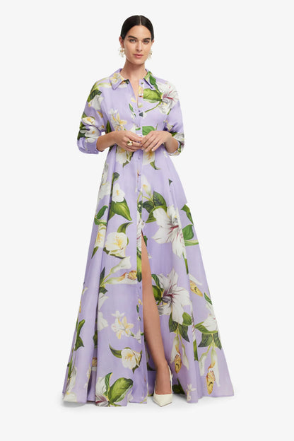 Lily Blossom Print in Lilac