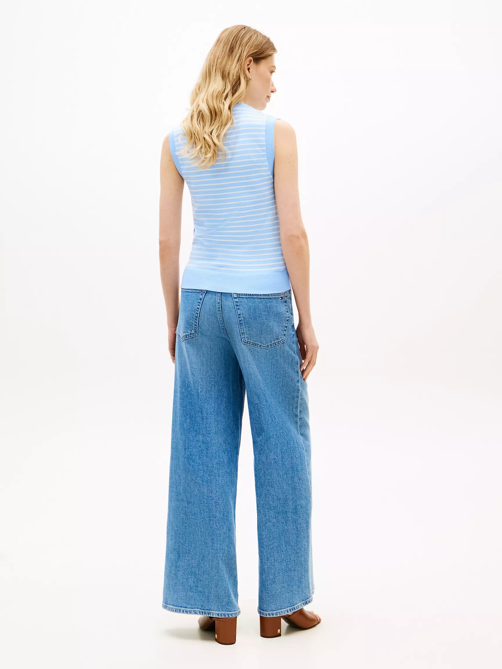 Vessel Blue / Ecru Stripe