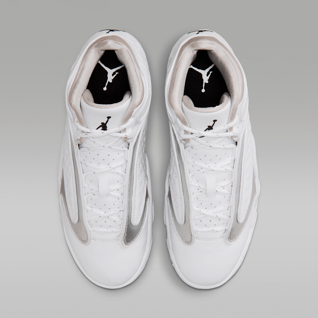 White/Black/Metallic Silver