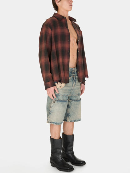 Gusa Reddish Plaid