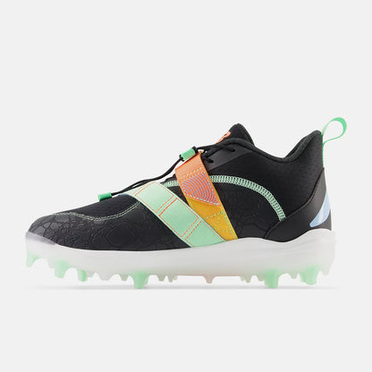 Black With Neon Dragonfly And Electric Jade