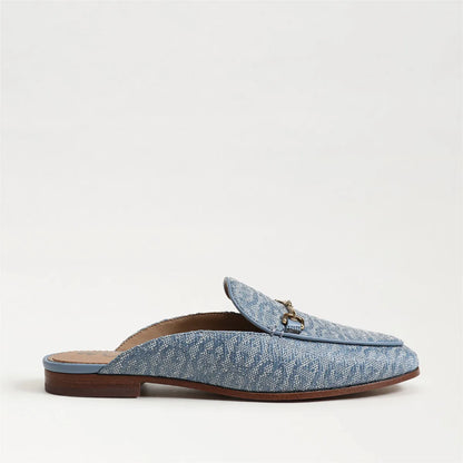 Azure Blue Faux Raffia