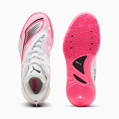 PUMA White-PUMA Black-Pure Pink