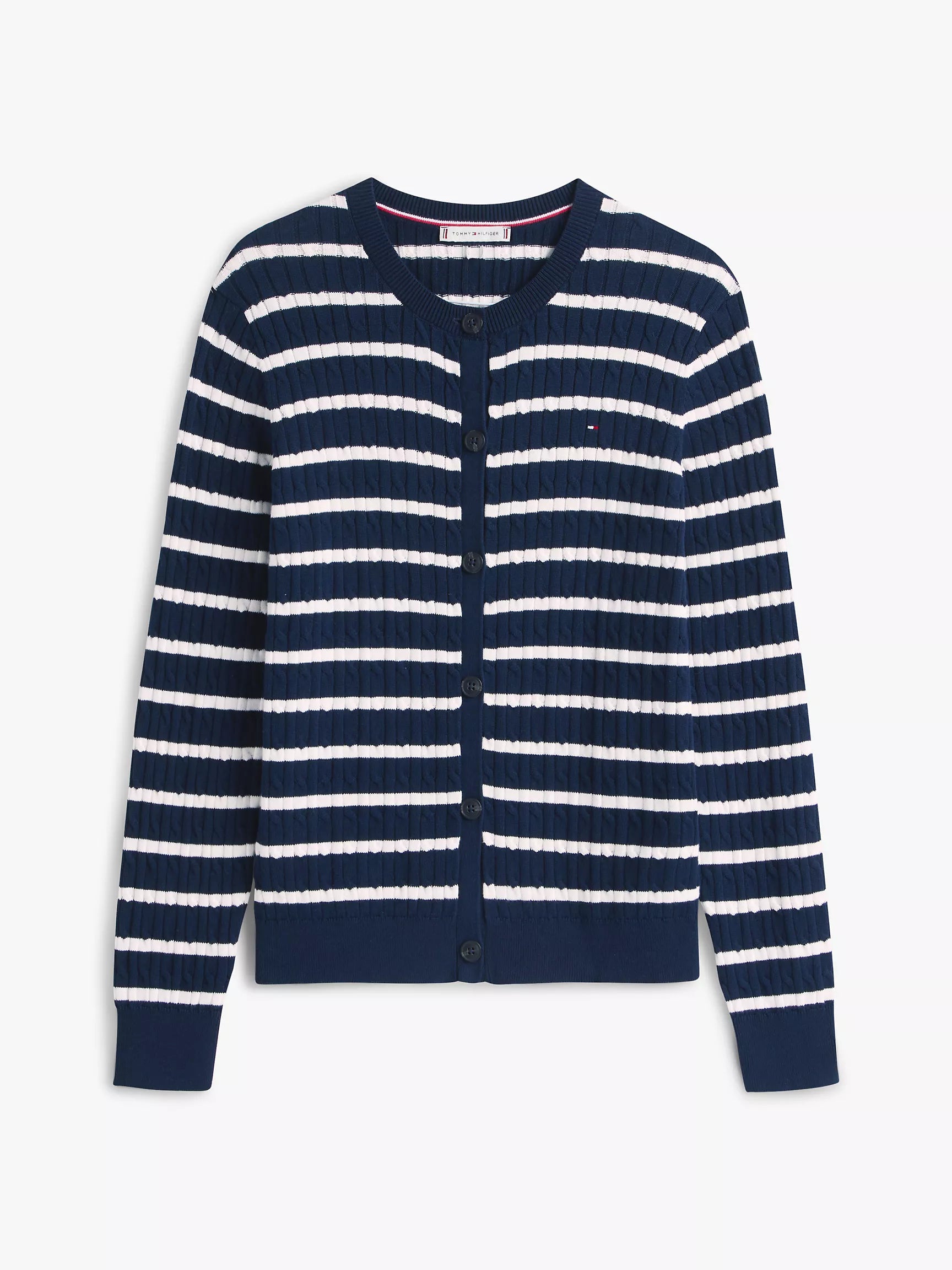 Dark Blue / Ivory Stripe