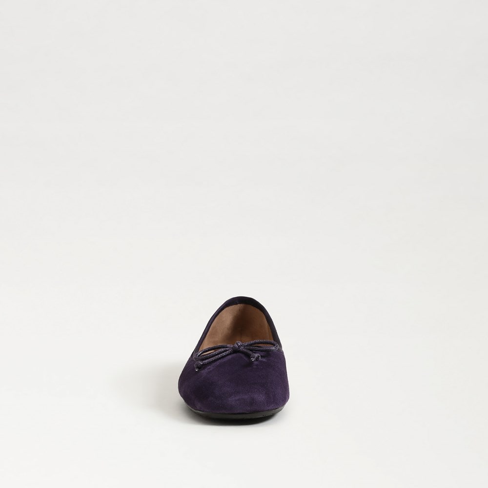 Deep Violet Suede Leather