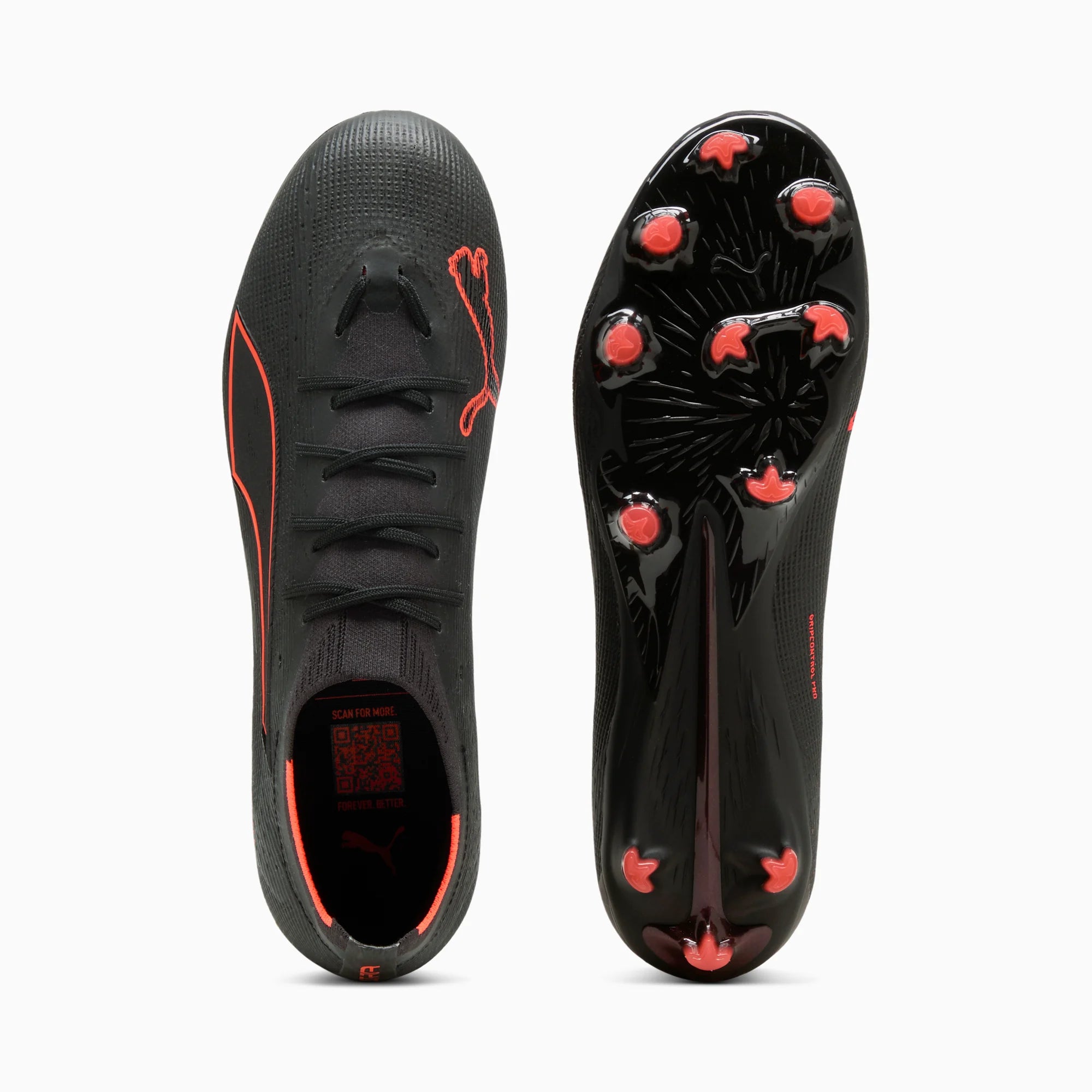 PUMA Black-PUMA Red