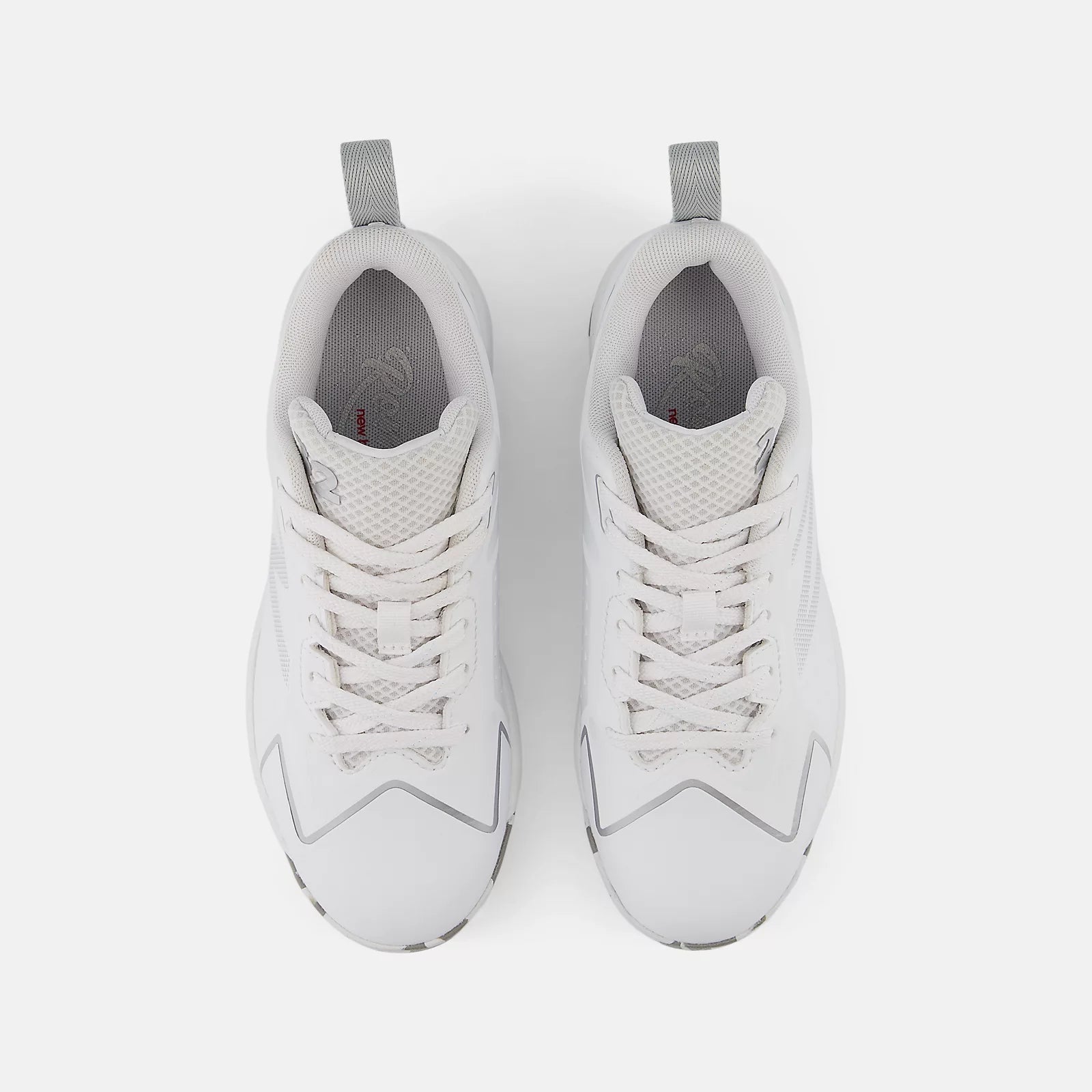 White With Silver Metallic