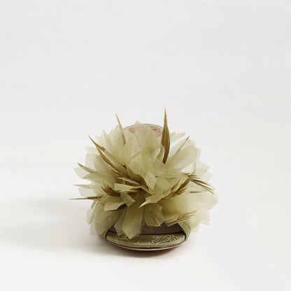 Soft Fern Satin Fabric