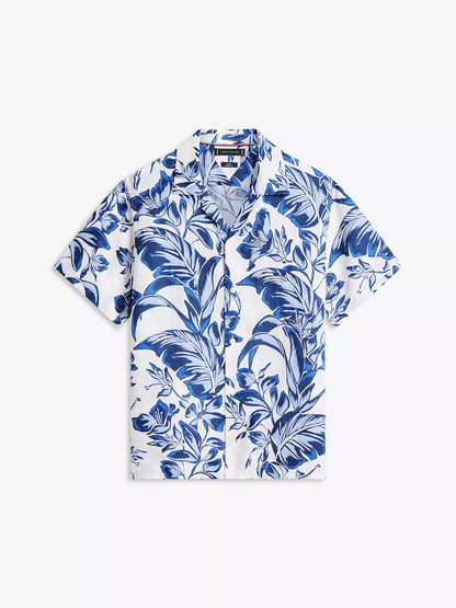 White/Blue Print