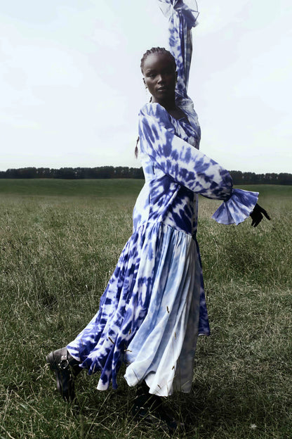 BLUE SHIBORI