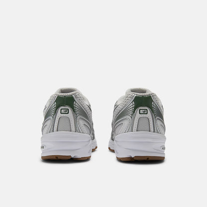 Silver Metalic With Dark Alpine Green