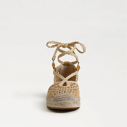 Natural Beige Faux Raffia