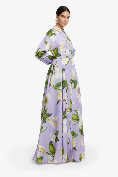 Lily Blossom Print in Lilac