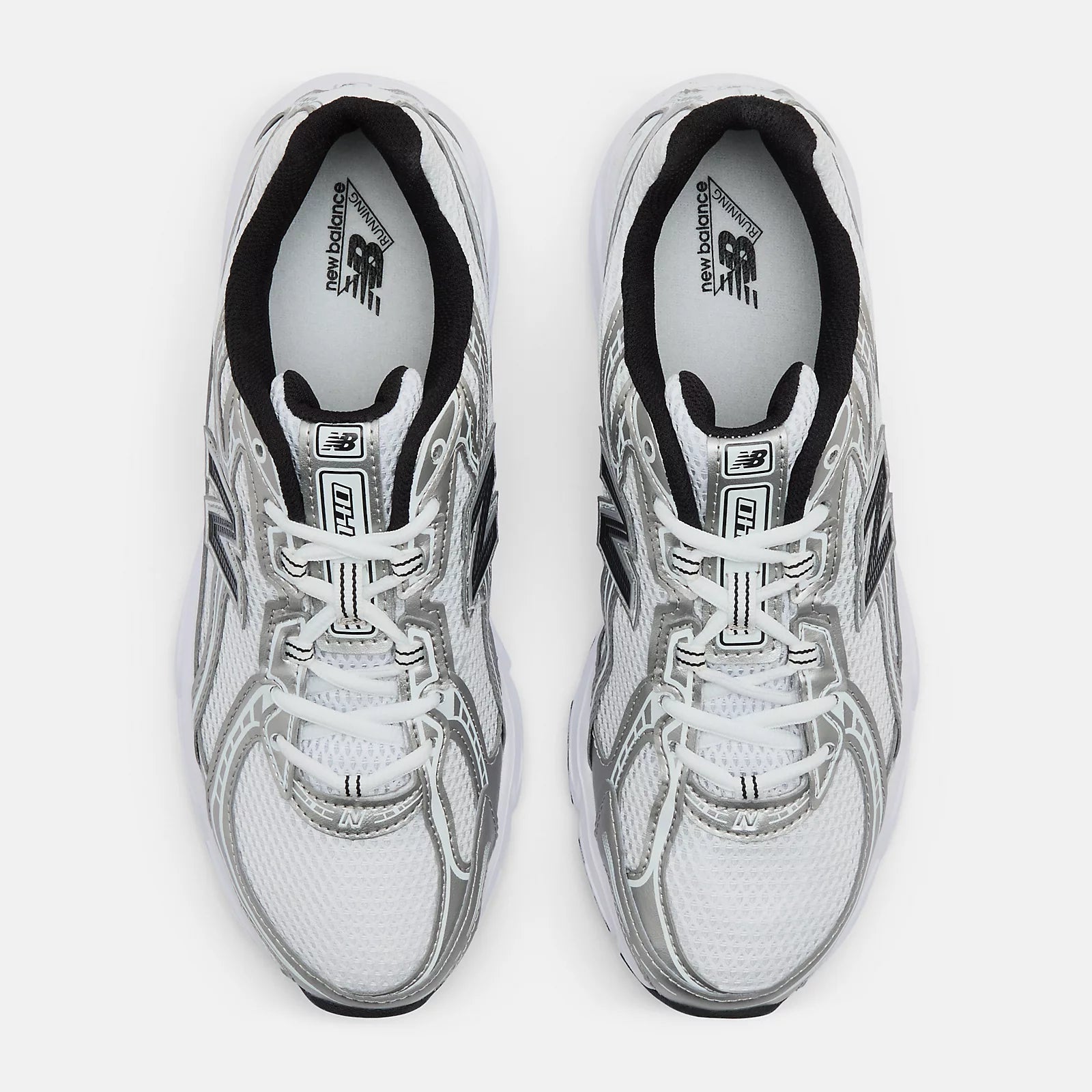 White With Metallic Silver 877 C And Black