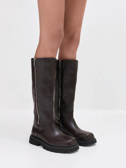 Dark Brown Textured