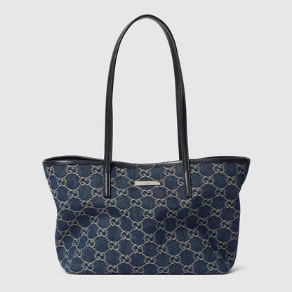 denim azul oscuro con GG
