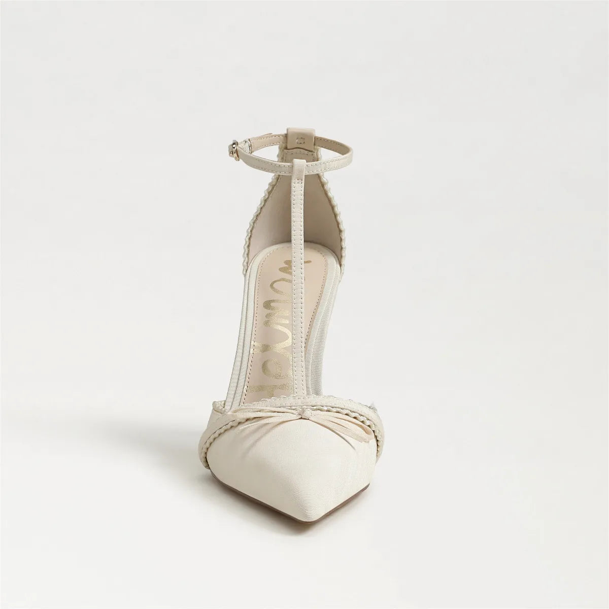 Modern Ivory Satin Fabric