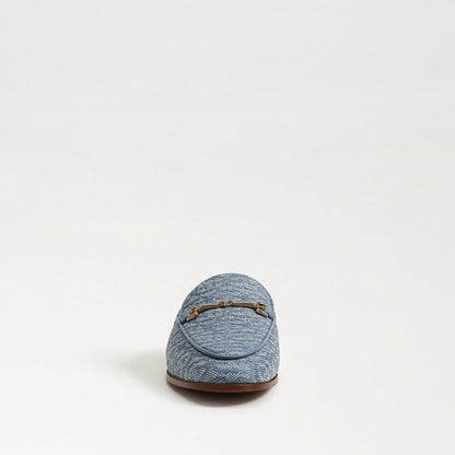 Azure Blue Faux Raffia
