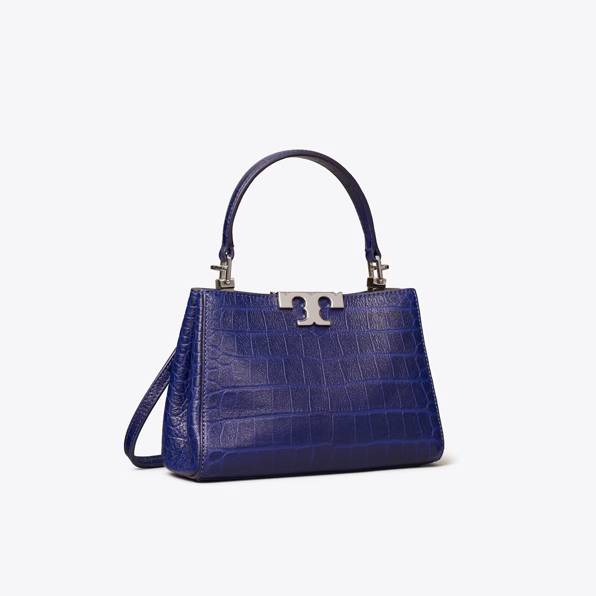 MINI ELEANOR SOFT CROC-EMBOSSED SATCHEL