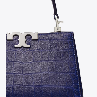 MINI ELEANOR SOFT CROC-EMBOSSED SATCHEL