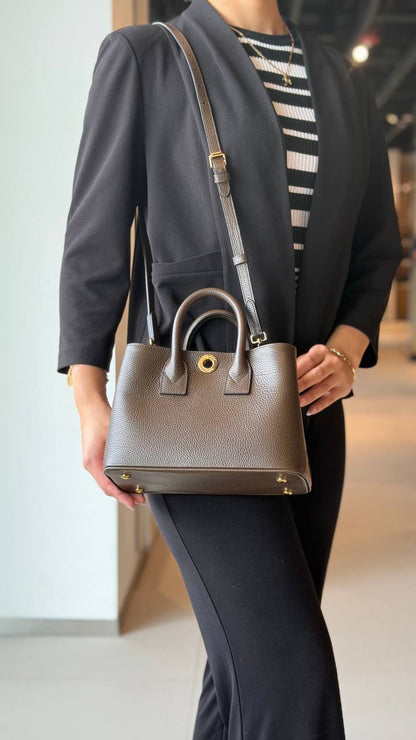 Burberry Bermondsey Small Tote - Ebony Brown