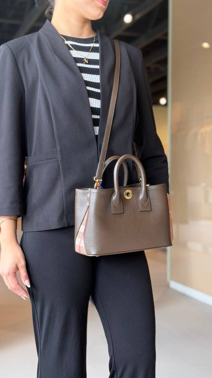 Burberry Bermondsey Small Tote - Ebony Brown