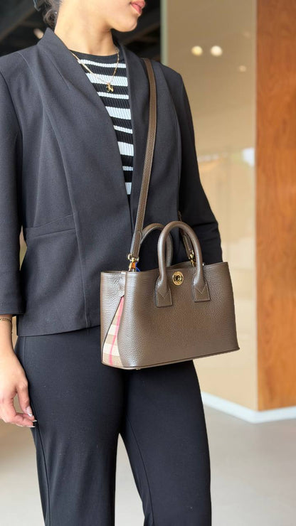 Burberry Bermondsey Small Tote - Ebony Brown