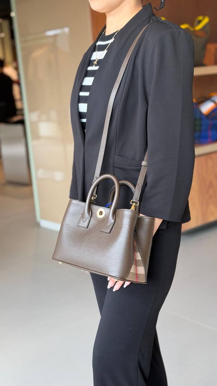 Burberry Bermondsey Small Tote - Ebony Brown