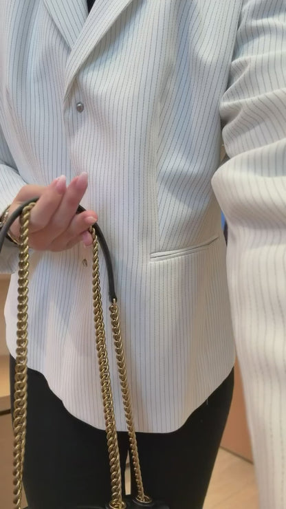 Small Kira Chevron Shoulder Bag