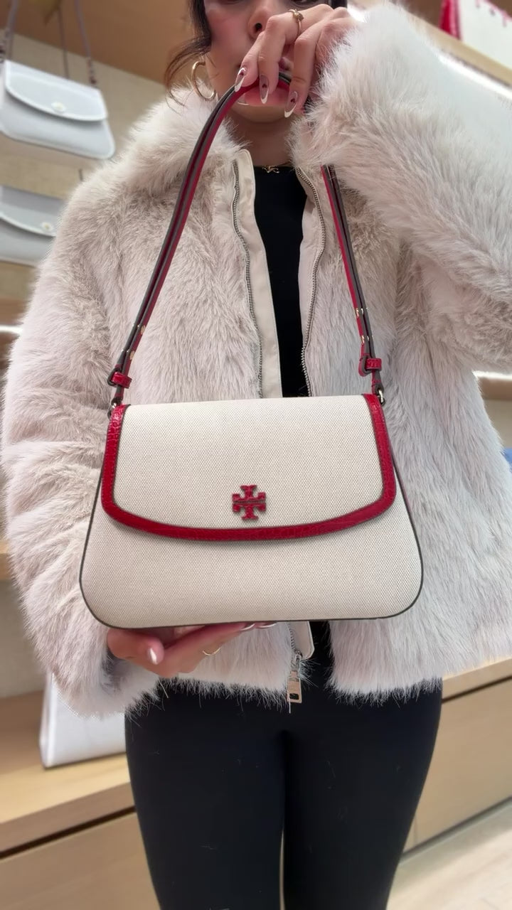 تحميل الفيديو: Emerson Canvas Convertible Shoulder Bag