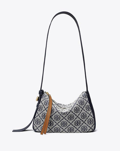 T MONOGRAM SMALL ROMY SHOULDER BAG