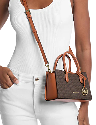 Arden Small Signature Logo Messenger Bag
