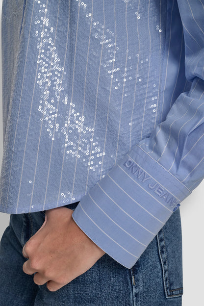 chambray/white